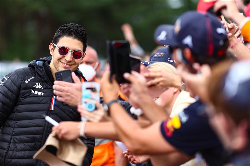 Selfies with f1 fans